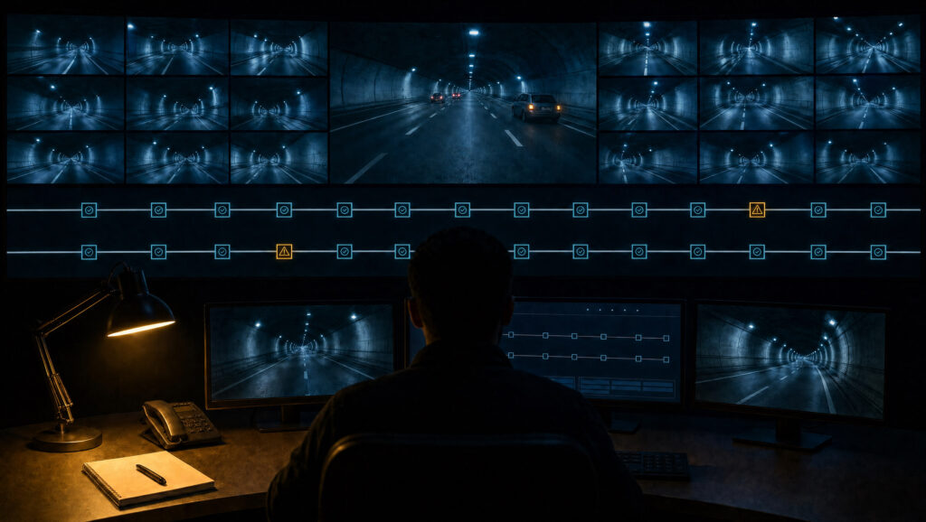 Tunnel management system: activation, feedback and audit